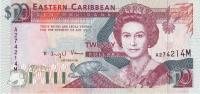 p28m from East Caribbean States: 20 Dollars from 1993